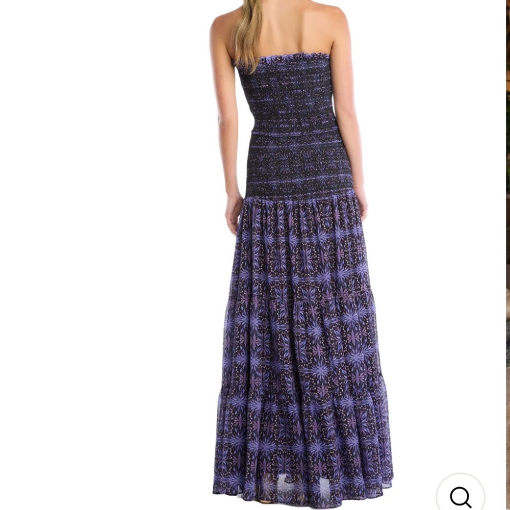 NWT Allison New York Scout Maxi‎ Dress Purple Kaleidoscope Women's Size Small - Picture 3 of 10